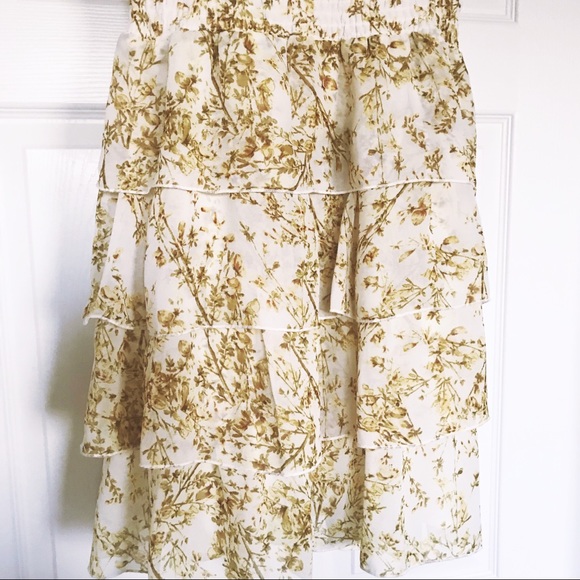 EUC H&M Sleeveless Babydoll Flower Print Dress Sz4 - Picture 5 of 8